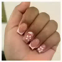 Kunstnägel Press On Nagelspitzen Blumen 24er Style1 1 st