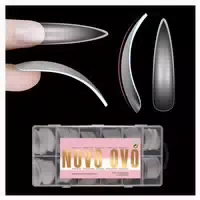 Kunstnägel Presson Acryl Xxl Curved Stiletto Almond Nail Tip 1 st