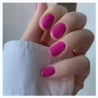 Kunstnägel Presson Kurz Square Rosenrot Acryl Nagelkleber Az 1 st