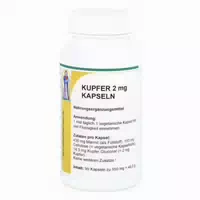 Kupfer 2 Mg Gluconat Kapseln