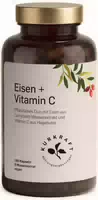 Kurkraft Eisen Kapseln Pflanzlich Vegan – 14 mg Eisen aus Curryblatt, 80 mg Vitamin C aus Hagebutte