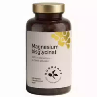 Kurkraft Magnesium Bisglycinat Kapseln Vegan – 200 mg Magnesium Glycinat Pro Tag – ohne Oxid