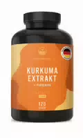 Kurkuma Kapseln 350mg Kurkuma Extrakt 332mg Curcuminoide 4 Monate Vorrat True Nature