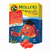 Möller`s Omega 3 Gelee Fisch Erdbeere Kautabletten