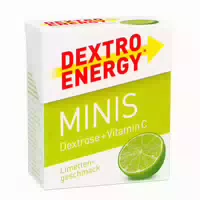 Dextro Energy Minis Limettengeschmack 50 g Täfelchen