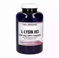 L Lysin 500 mg Gph Kapseln