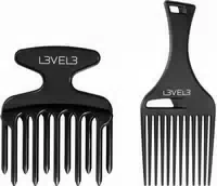 L3vel3 Hair Pick Comb Set