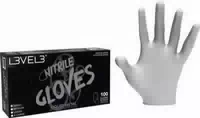 L3vel3 Nitrilhandschuhe Klein Metall