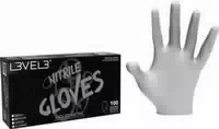 L3vel3 Nitrilhandschuhe Groß Metall