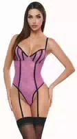 Spitzen Body mit Abnehmbaren Strapsen