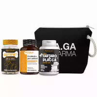 La Ga Haustier Komplett Bundle – Probiotika Artipet Zahnpulver Kotbeutelspender