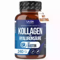 Kollagen Komplex Mit Hyaluron & Biotin – 240 Tabletten Hochdosiert 2000 Mg Kollagen Hydrolysat Mit