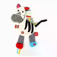 Label Label Schmusetuch Spieltuch Schnuffeltuch mit Vielen Etiketten zum Fühlen Zebra 1 st