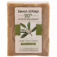 Haut Ségala Laboratory Aleppo Seife 20% Lorbeer Beeren