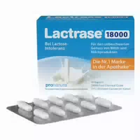 Lactrase 18,000 Laktase Kapseln Bei Laktoseintoleranz, Hochdosiert