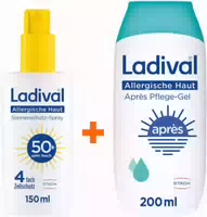 Ladival Allergische Haut Sonnenschutz Gel Lsf 50 : Sonnencreme für das Gesicht bei Sonnenallergie und Mallorca Akne, mit 4 Fach Zellschutz & Photolyase, 50ml