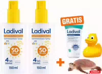 Ladival Empfindliche Kinderhaut Spray Lsf 50 2 X 150 ml Gratis Schleich Schildkröte Gratis Ente Gratis Lotion