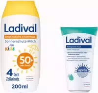 Ladival Empfindliche Kinderhaut Milch Lsf 50 200 ml Gratis Allergische Haut Apres Pflege Gel 50 ml