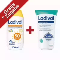 Ladival Empfindliche Kinderhaut Sonnenschutz Milch Lsf 50 : Sonnencreme für Kinder und Babys Ab 6 Monaten, Extra Wasserfest, mit 4 Fach Zellschutz, 200ml