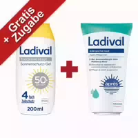 Ladival Trockene Haut Sonnenschutz Lotion Lsf 50 : Sonnencreme bei Neigung zu Neurodermitis, Psoriasis & bei Trockener Haut, Beruhigend und Pflegend mit Hyaluronsäure, mit 4 Fach Zellschutz, Wasserfest, 200ml