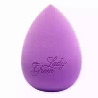 Lady Green Blender Sanfter Make Up Schwamm Violett
