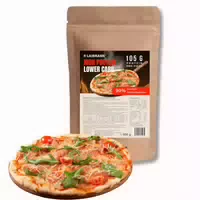 Lower Carb High Protein Pizzateig Backmischung | Fitness, Diät & Keto | 4x Große Pizza