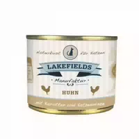 Lakefields Huhn mit Karotten und Katzenminze für Katzen