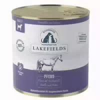 Lakefields Pferd mit Süßkartoffeln, Karotte und Kürbis