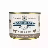 Lakefields Rind und Pute mit Zucchini und Tomaten für Katzen