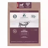 Lakefields Weiderind mit Zucchini, Äpfeln und Karotten für Kleine Hunde