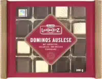 Lambertz Aachener Dominos Auslese Zartbitter , Vollmilch & Weiße Schokolade