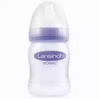 Lansinoh Momma Babyflasche 160ml mit Natural Wave Silikonsauger S