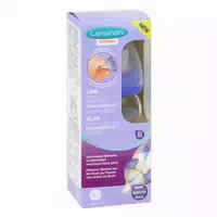 Lansinoh Glas Weithalsflasche 160 ml mit Sauger S