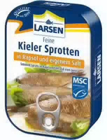 Larsen Feine Kieler Sprotten in Rapsöl und Eigenem Saft