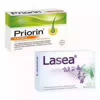 Lasea Weichkapseln und Priorin Kapseln