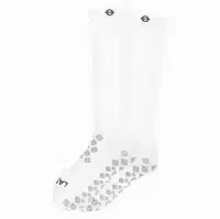 Lasso Kompressionssocken Knielang mit Grip, Weiß