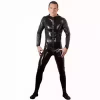 Late X Late X Jumpsuit mit 3 Wege Reißverschluss Schwarz S