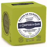 Le Comptoir Du Bain Authentische, Superfette Marseille Seife mit Olivenduft, Fest,