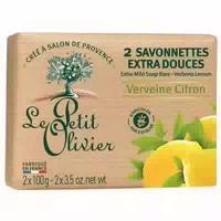 Le Petit Olivier Extra Milde Seife Zitronenverbene 2 X