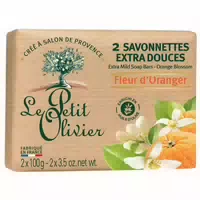 Le Petit Olivier Extra Milde Orangenblütenseifen 2 X