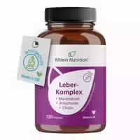 Only Nature Leber Komplex mit Mariendistel, Cholin U Artischocken Leberkur zum Leber Entgiften