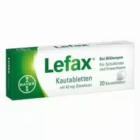 Lefax Kautabletten – Lindern Gasbedingte Beschwerden Wie Leichte Blähungen Sowie Druck Und Spannungsgefühl Im Bauch