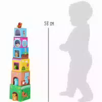 Stapelwürfel Mit Figuren Haustiere