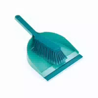 Leifheit Handkehrset Classic, Handfeger, Kehrblech, Besen, Mintgrün