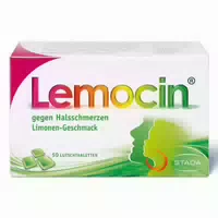 Lemocin gegen Halsschmerzen Limettengeschmack Ab 5 Jahren
