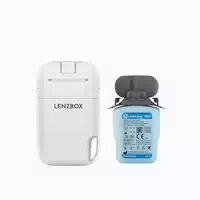 Lenzbox Hard Kontaktlinsenpflege & Aufbewahrung auf Knopfdruck 92 ml