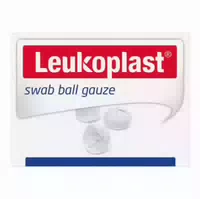 Leukoplast Swab Ball Gauze Steril Walnut