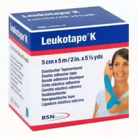 Leukotape K 5 cm X 5 m Hellblau