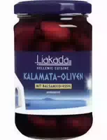 Liakada Kalamata Oliven mit Balsamico Essig Entsteint