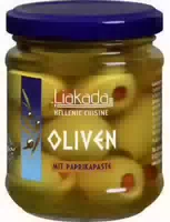 Liakada Oliven mit Paprikapaste